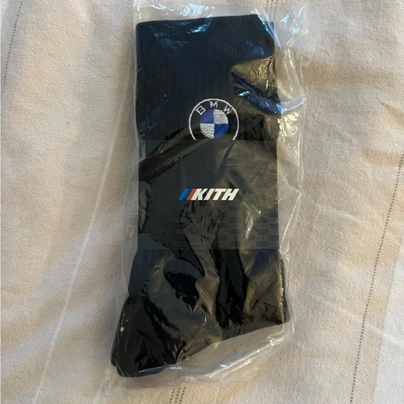Kith for BMW Rondel Crew Socks Black FW24 One Size. Brand new with tags.